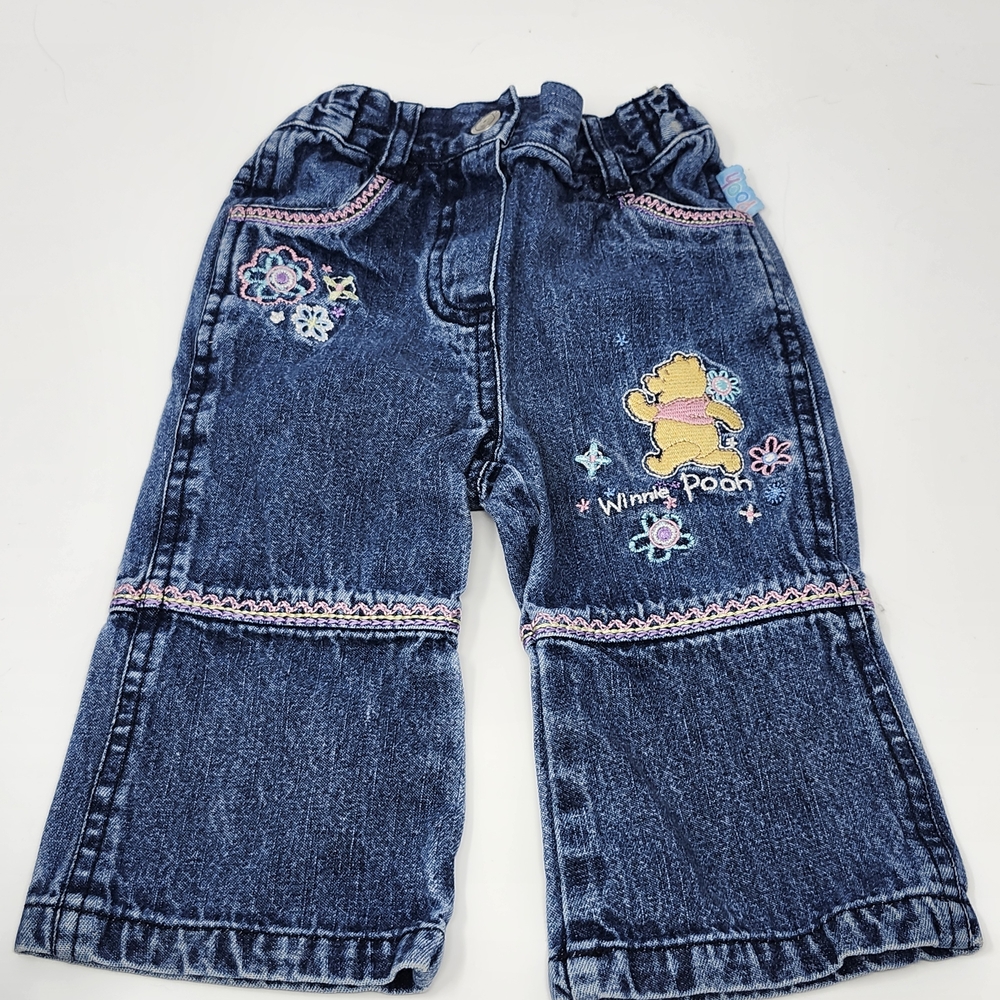 6M Disney Kids Jeans with Winnie the Pooh Embroidery